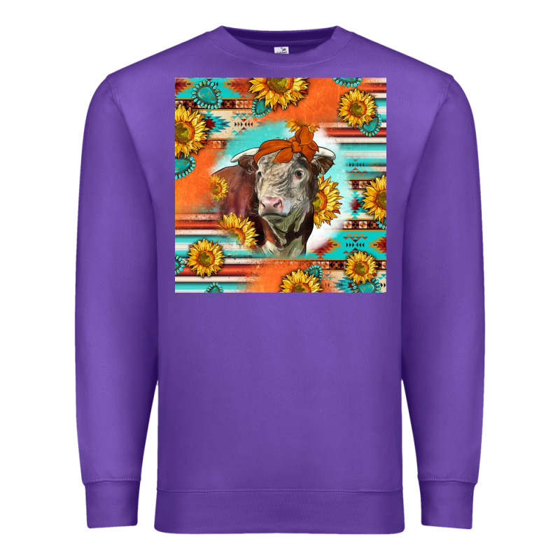 Hereford Bull Premium Sweatshirt by LillyAllenDesigns | Teevron