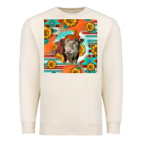Sandshell Hereford Bull Premium Sweatshirt - LillyAllenDesigns