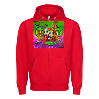 Red one spooky nurse tumbler Zipper Hoodie - BundleAndBundleShop