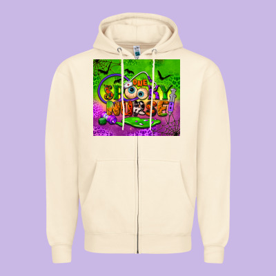 One Spooky Nurse Tumbler Zipper Hoodie Designed By Bundleandbundleshop