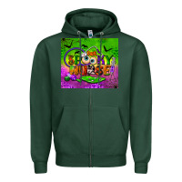Sports Green one spooky nurse tumbler Zipper Hoodie - BundleAndBundleShop