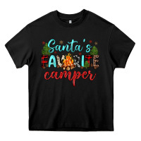 Black santa s favorite camper Heavy Core Tee - JahusDesignShop