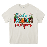 Cream santa s favorite camper Heavy Core Tee - JahusDesignShop