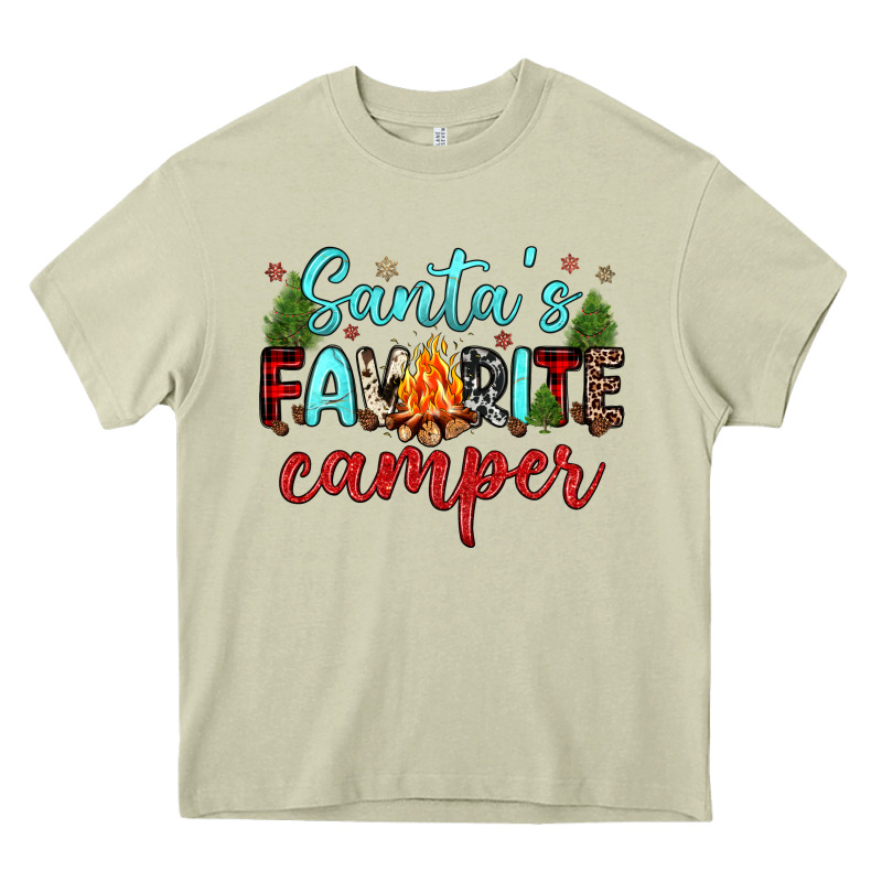 Santa S Favorite Camper Heavy Core Tee by JahusDesignShop | Teevron