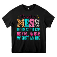 Black It's all a mess the house the car Heavy Core Tee - MaliasSmallBusiness