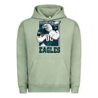 Pigment Oil Green Awesome Philadelpia Eagle's Fc Urban Hoodie - tuanDangUi