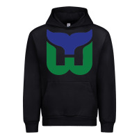 Black vintage hartford hockey   retro whalers Urban Hoodie - tuanDangUi