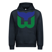 Navy vintage hartford hockey   retro whalers Urban Hoodie - tuanDangUi