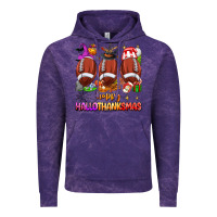 Cloud Purple happy hallothanksmas football Vintage Hoodie - texasbilliewilder