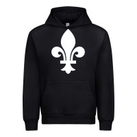 Black vintage quebec hockey   retro nordiques fleur de lis Urban Hoodie - tuanDangUi