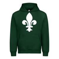 Forest Green vintage quebec hockey   retro nordiques fleur de lis Urban Hoodie - tuanDangUi