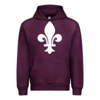 Mauve Wine vintage quebec hockey   retro nordiques fleur de lis Urban Hoodie - tuanDangUi