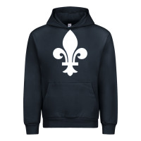 Navy vintage quebec hockey   retro nordiques fleur de lis Urban Hoodie - tuanDangUi