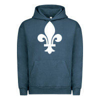 Pigment Midnight Navy vintage quebec hockey   retro nordiques fleur de lis Urban Hoodie - tuanDangUi