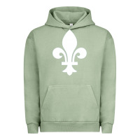 Pigment Oil Green vintage quebec hockey   retro nordiques fleur de lis Urban Hoodie - tuanDangUi