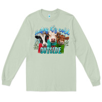 Matcha heifers its cold outside Long Sleeve Tee - CowGirlArtShop