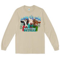 Mushroom heifers its cold outside Long Sleeve Tee - CowGirlArtShop