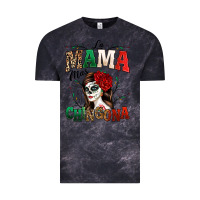 Cloud Black La Mama Mas Chingona Vintage Tee - texasbilliewilder