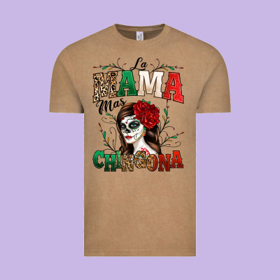 La Mama Mas Chingona Vintage Tee Designed By Texasbilliewilder