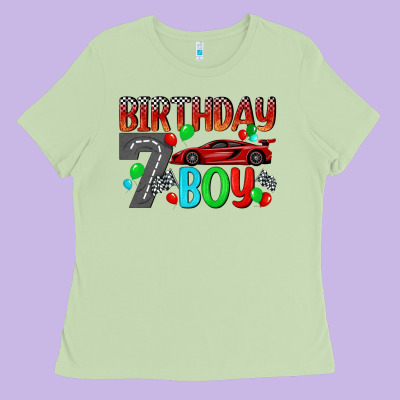 Birthday Boy Ladies Tee Designed By Bundleandbundleshop