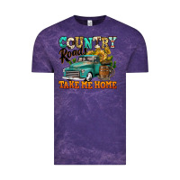 Cloud Purple country roads take me home vintage truck Vintage Tee - Jasminsmagicworld