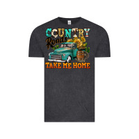 Vintage Black country roads take me home vintage truck Vintage Tee - Jasminsmagicworld