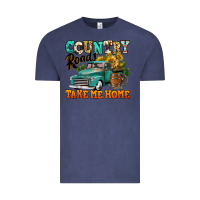 Vintage Denim country roads take me home vintage truck Vintage Tee - Jasminsmagicworld