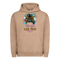 Pigment Burro nail tech life messy bun Urban Hoodie - BarkalooDesign