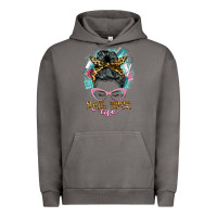 Pigment Tornado nail tech life messy bun Urban Hoodie - BarkalooDesign