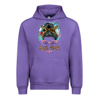 Tulip nail tech life messy bun Urban Hoodie - BarkalooDesign