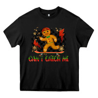 Black gingerbread cant catch me Heavy Core Tee - MaliasSmallBusiness