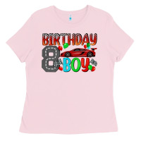 Bubblegum Pink birthday boy Ladies Tee - BundleAndBundleShop