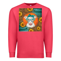 Cardinal charolais cow Premium Sweatshirt - LillyAllenDesigns