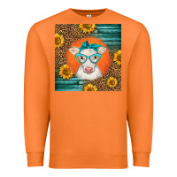 Carrot charolais cow Premium Sweatshirt - LillyAllenDesigns