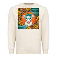 Sandshell charolais cow Premium Sweatshirt - LillyAllenDesigns