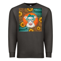 Smoke charolais cow Premium Sweatshirt - LillyAllenDesigns
