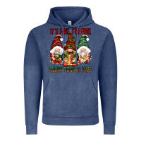 Vintage Denim It's fine i'm fine everything is fine Vintage Hoodie - NancyCooperArtShop