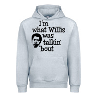 Heather Grey i'm what willis was talking about Urban Hoodie - tuanDangUi