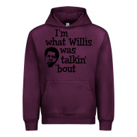 Mauve Wine i'm what willis was talking about Urban Hoodie - tuanDangUi