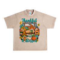 French Oak Thankful Blessed Urban Heavy Tee - texasbilliewilder
