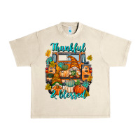 Sandshell Thankful Blessed Urban Heavy Tee - texasbilliewilder