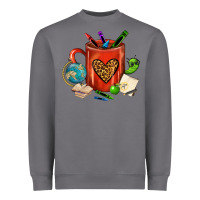 Storm teacher crayons coffee mug Heavyweight Sweatshirt - FaDigitalArtStudio