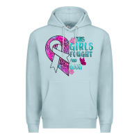 Blue Mist This Girls Fought and Won Cancer Premium Hoodie - BundleAndBundleShop