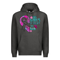 Charcoal Heather This Girls Fought and Won Cancer Premium Hoodie - BundleAndBundleShop
