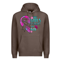 Coffee This Girls Fought and Won Cancer Premium Hoodie - BundleAndBundleShop