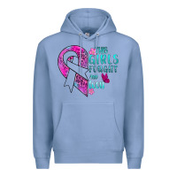 Colony Blue This Girls Fought and Won Cancer Premium Hoodie - BundleAndBundleShop