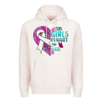 Pale Pink This Girls Fought and Won Cancer Premium Hoodie - BundleAndBundleShop