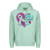 Seafoam This Girls Fought and Won Cancer Premium Hoodie - BundleAndBundleShop