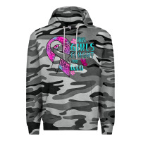 Slate Camo This Girls Fought and Won Cancer Premium Hoodie - BundleAndBundleShop