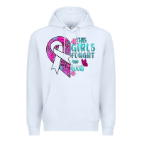 This Girls Fought And Won Cancer Premium Hoodie | Teevron